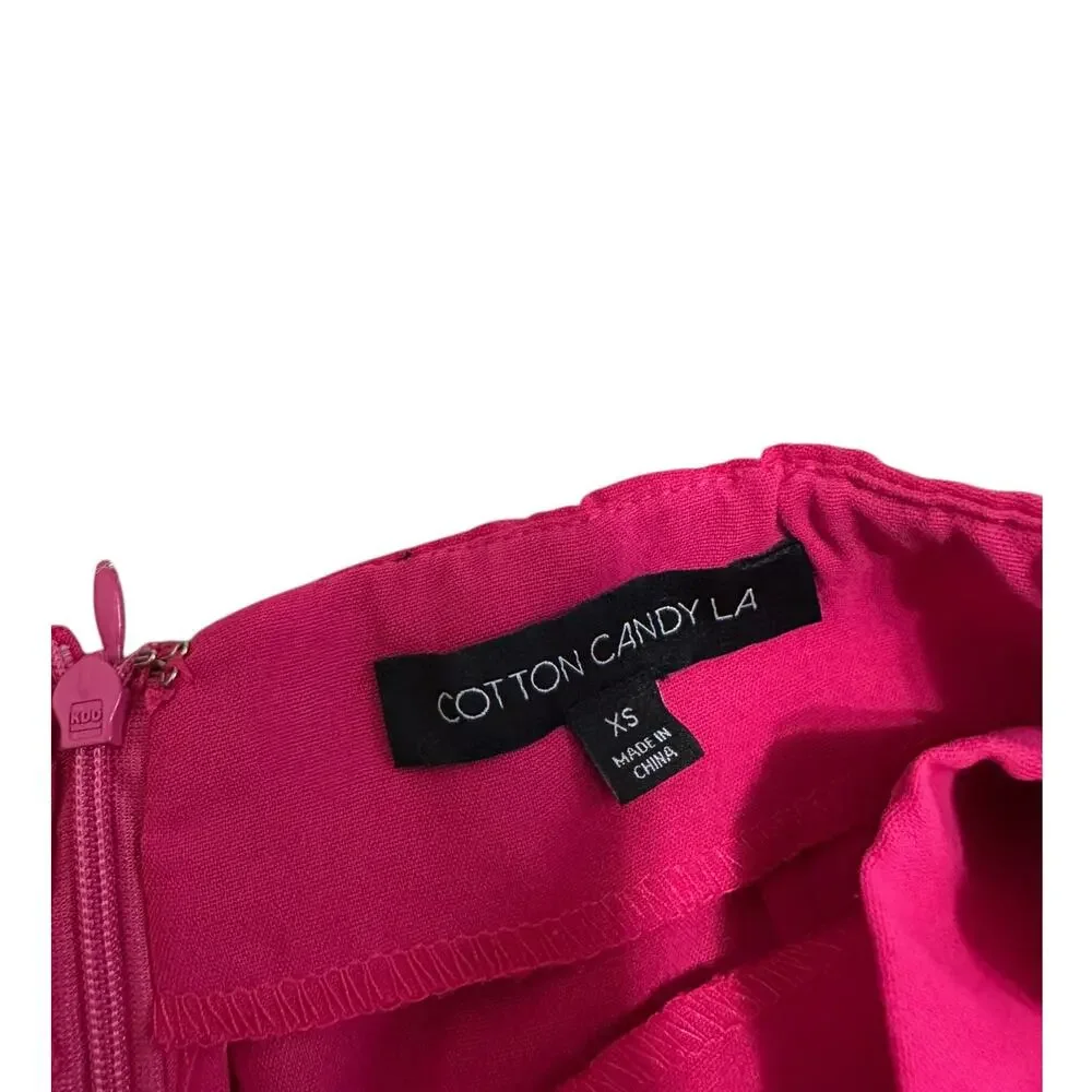 Cotton Candy LA pink flutter wrap‎ skort size XS